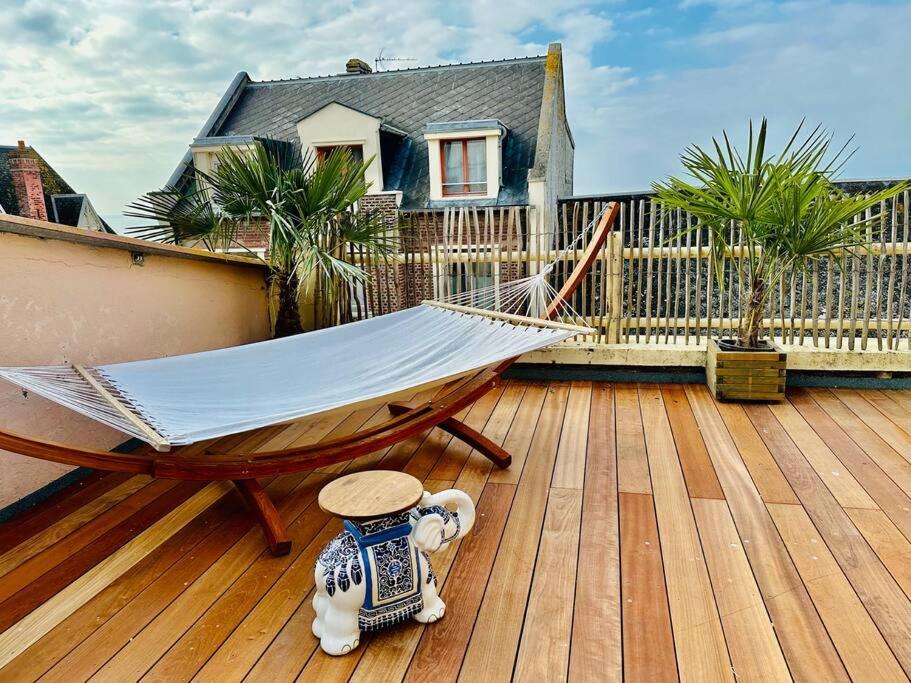 Ferienwohnung La Terrasse D'Ault Exterior foto